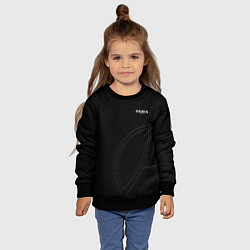 Свитшот детский PSG Core Big Logo Black New 202223, цвет: 3D-черный — фото 2