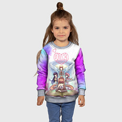 Свитшот детский Doki Doki Доки Доки Z, цвет: 3D-меланж — фото 2