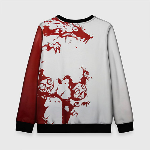 Детский свитшот Агата Кристи Второй фронт / 3D-Черный – фото 2