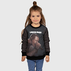Свитшот детский LINKIN PARK ЛИНКИН ПАРК Z, цвет: 3D-черный — фото 2