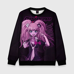 Свитшот детский Джунко Эношима Данганронпа, цвет: 3D-черный