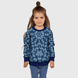 Свитшот детский Модный абстрактный узор, цвет: 3D-синий — фото 2