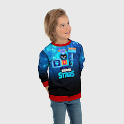 Свитшот детский Ash Brawl Stars Эш, цвет: 3D-красный — фото 2