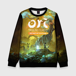 Свитшот детский Ori and the Will of the Wisps, цвет: 3D-черный