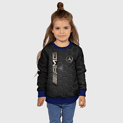 Свитшот детский MERCEDES LOGO BRONZE, цвет: 3D-синий — фото 2