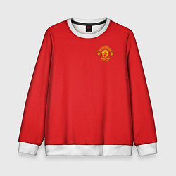 Свитшот детский Ronaldo Manchester United, цвет: 3D-белый
