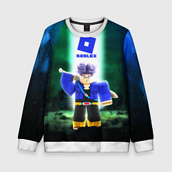Свитшот детский DRAGONBALL ROBLOX РОБЛОКС Z, цвет: 3D-белый