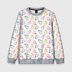 Детский свитшот Linux Ядро Пингвин