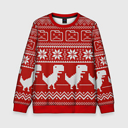 Детский свитшот Новогодний гугл