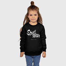 Свитшот детский Уличная одежда, цвет: 3D-черный — фото 2