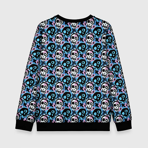 Детский свитшот Хэллоуин / 3D-Черный – фото 2