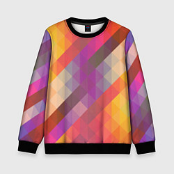 Свитшот детский Vivid gradient, цвет: 3D-черный