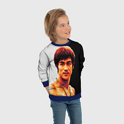 Свитшот детский Jeet Kune Do, цвет: 3D-синий — фото 2
