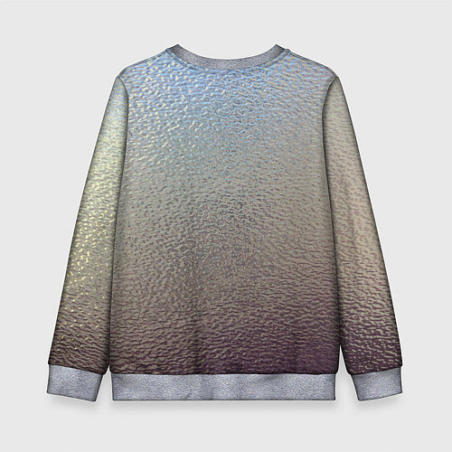 Детский свитшот Металликскин / 3D-Меланж – фото 2