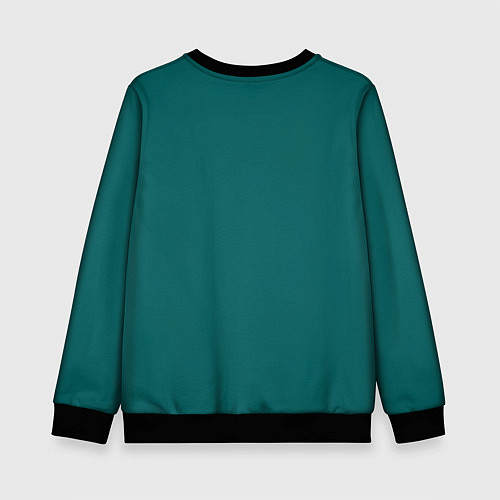 Детский свитшот Персонаж 001 / 3D-Черный – фото 2