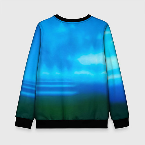 Детский свитшот Seventh Son of a Seventh Son - Iron Maiden / 3D-Черный – фото 2