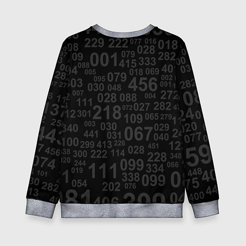 Детский свитшот SQUID GAME: ФИГУРКИ СТРАЖЕЙ / 3D-Меланж – фото 2