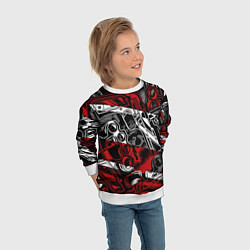 Свитшот детский Оружейный барон, цвет: 3D-белый — фото 2