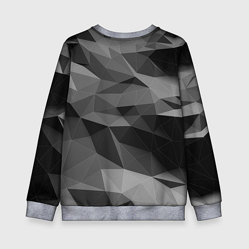 Детский свитшот Чб абстракция / 3D-Меланж – фото 2