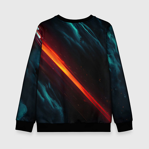 Детский свитшот BMW M PERFORMANCE NEON БМВ М НЕОН / 3D-Черный – фото 2