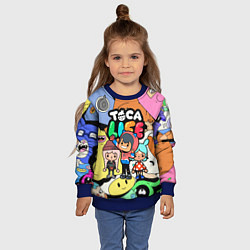 Свитшот детский Toca Life: Heroes, цвет: 3D-синий — фото 2