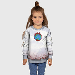Свитшот детский Пожиратели миров до Ереси цвет легиона, цвет: 3D-меланж — фото 2