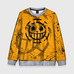 Свитшот детский ONE PIECE ПИРАТЫ ЛОГО, цвет: 3D-меланж