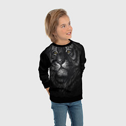 Свитшот детский Тигра!, цвет: 3D-черный — фото 2