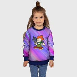 Свитшот детский ПИКО FNF, цвет: 3D-синий — фото 2