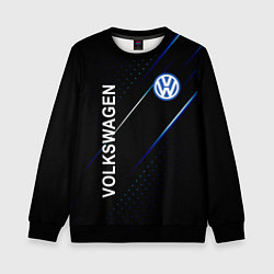 Свитшот детский Volkswagen, sport style, цвет: 3D-черный