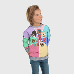 Свитшот детский TOCA BOCA WORLD HEROES ТОКА БОКА, цвет: 3D-меланж — фото 2
