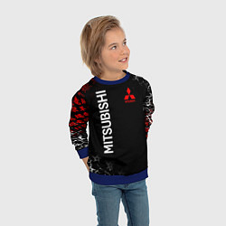 Свитшот детский MITSUBISHI SAMURAI JAPAN STYLE ИЕРОГЛИФЫ, цвет: 3D-синий — фото 2