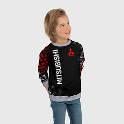 Свитшот детский MITSUBISHI SAMURAI JAPAN STYLE ИЕРОГЛИФЫ, цвет: 3D-меланж — фото 2