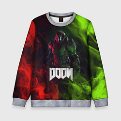 Свитшот детский Doomguy Doom, цвет: 3D-меланж