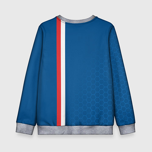 Детский свитшот PSG SPORT STRIPES UNIFORM / 3D-Меланж – фото 2