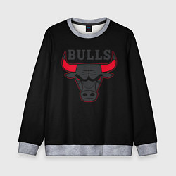 Свитшот детский CHICAGO BULLS ЧИКАГО БУЛЛС ЯРОСТЬ БЫКА, цвет: 3D-меланж
