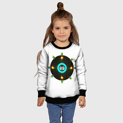 Свитшот детский RaiTime KiberVirus, цвет: 3D-черный — фото 2