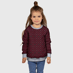 Свитшот детский Knitted Texture, цвет: 3D-меланж — фото 2