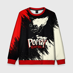 Свитшот детский Poppy Playtime: Red & Black, цвет: 3D-красный
