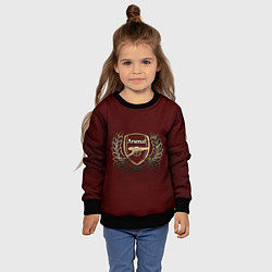 Свитшот детский Arsenal London, цвет: 3D-черный — фото 2