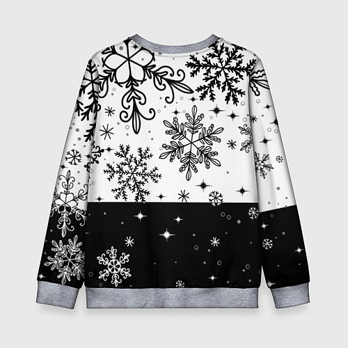 Детский свитшот Новогодний кот в колпаке Санты / 3D-Меланж – фото 2