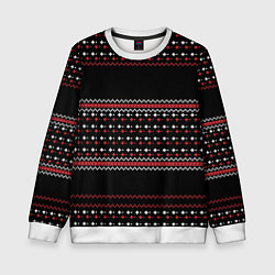 Детский свитшот НОВОГОДНИЙ ПАТТЕРН SWEATER