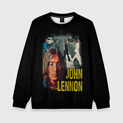 Свитшот детский The Beatles John Lennon, цвет: 3D-черный