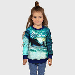 Свитшот детский World War Live: Battle of the Baltic Sea - Sabaton, цвет: 3D-синий — фото 2