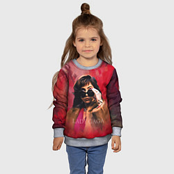 Свитшот детский Очки Gaga, цвет: 3D-меланж — фото 2