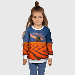 Свитшот детский Led Zeppelin коллекционное, цвет: 3D-белый — фото 2