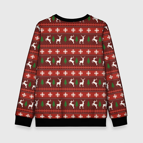 Детский свитшот Bad Santa Плохой Санта / 3D-Черный – фото 2