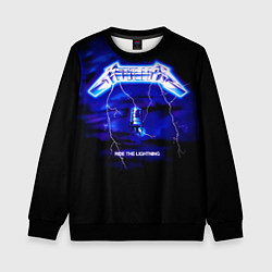 Свитшот детский Ride the Lightning - Metallica, цвет: 3D-черный
