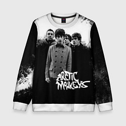 Свитшот детский Группа Arctic monkeys, цвет: 3D-белый