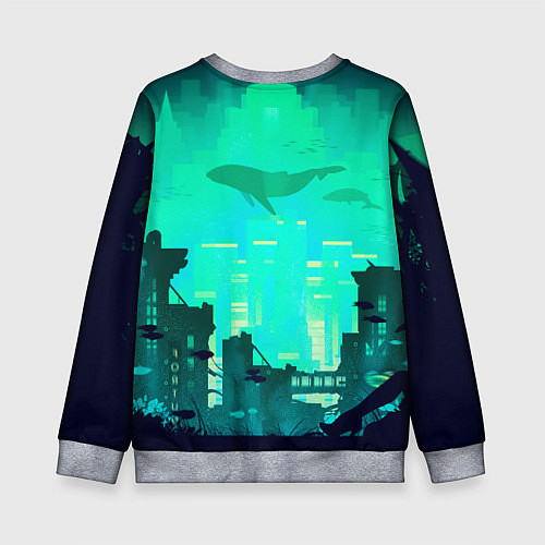 Детский свитшот Сестричка из Рапчера / 3D-Меланж – фото 2